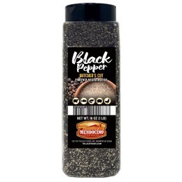 Mendocino Black Pepper Butcher's Cut 16oz Jar