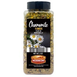 Chamomile Flowers/ Flor de Manzanilla  3 oz. Jar
