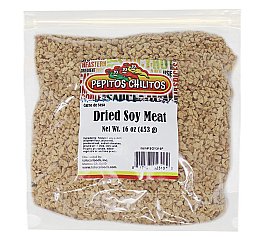 Pepitos Chilitos Dried Soy Meat 1lb Bag