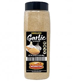 Mendocino Garlic Granulated 24 oz Jar / Ajo Molido