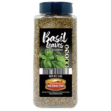 Mendocino Basil Leaves 5oz Jar