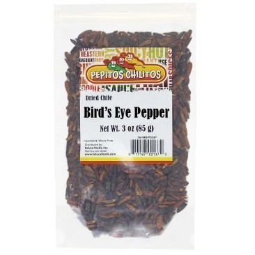 Pepitos Chilitos Bird's Eye Pepper 3oz Bag