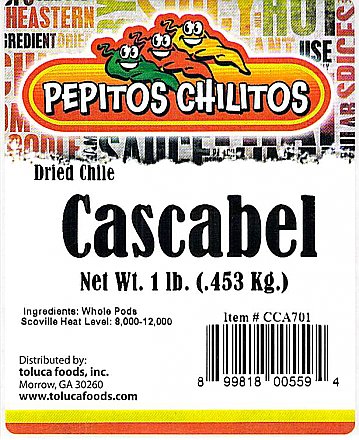 Pepitos Chilitos Chile Cascabel 1lb