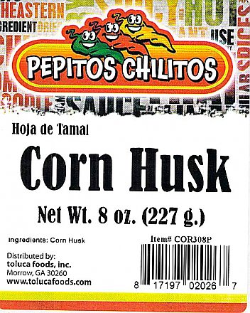 Pepitos Chilitos Corn Husk 8oz Bag