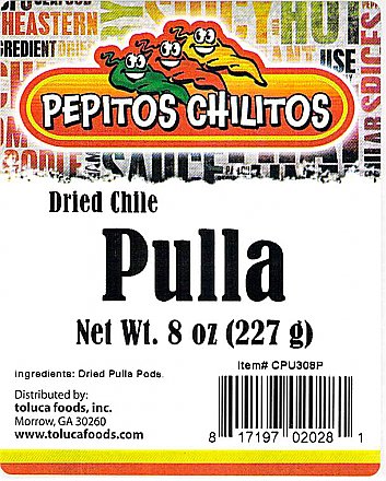 Pepitos Chilitos Chile Pulla 8oz Bag