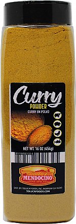 Mendocino Curry En Polvo 16oz