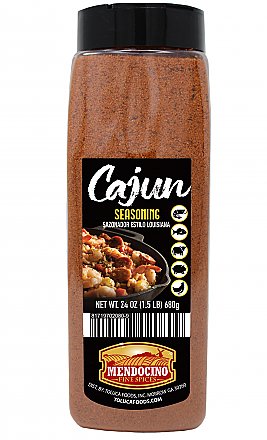 Mendocino Cajun Seasoning 24oz Jar