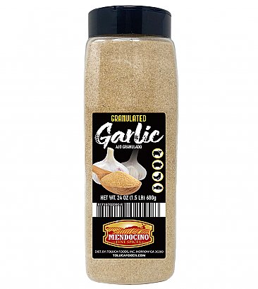 Mendocino Garlic Granulated 24oz Jar