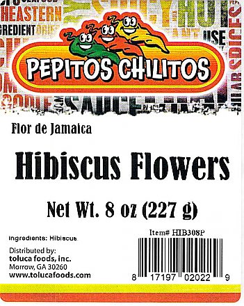 Pepitos Chilitos Hibiscus Flower 8oz Bag