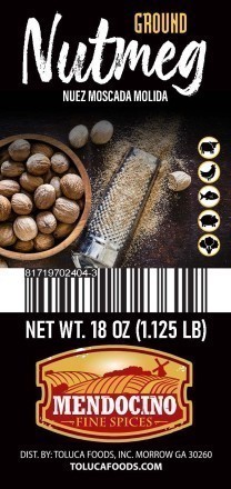 Mendocino Ground Nutmeg 18oz Jar
