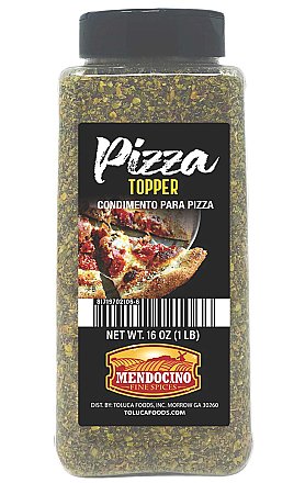 Mendocino Pizza Topper 16oz Jar