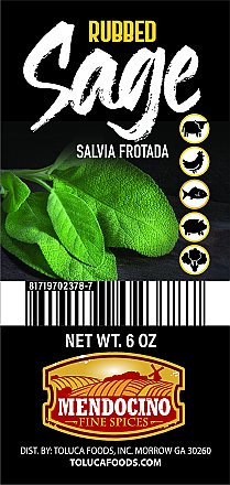 Mendocino Salvia Frotada 6oz