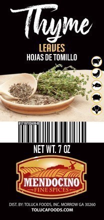 Mendocino Thyme Leaves 7oz Jar