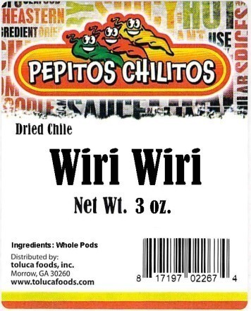 Pepitos Chilitos Wiri Wiri Chile 3oz