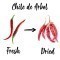 Chile De Arbol Whole 5lb bag Food Service Pack